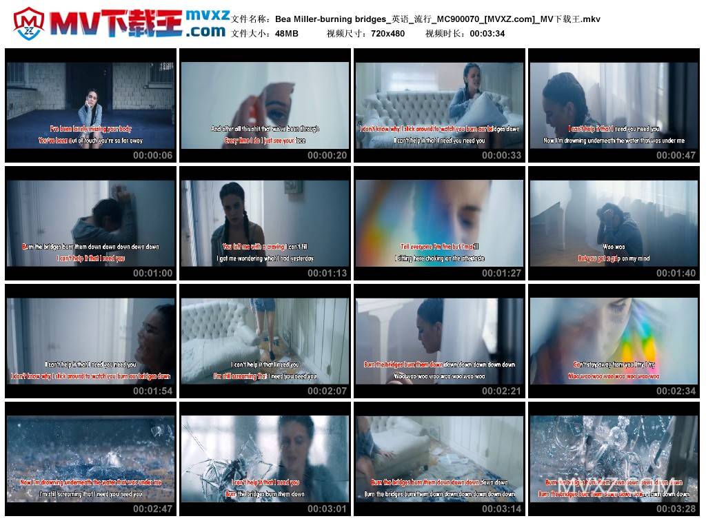 Bea Miller-burning bridges_英语_流行_MC900070